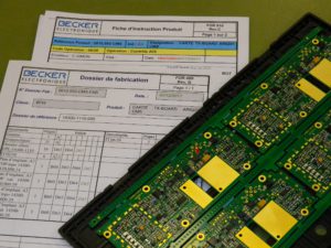 Dossier de fabrication