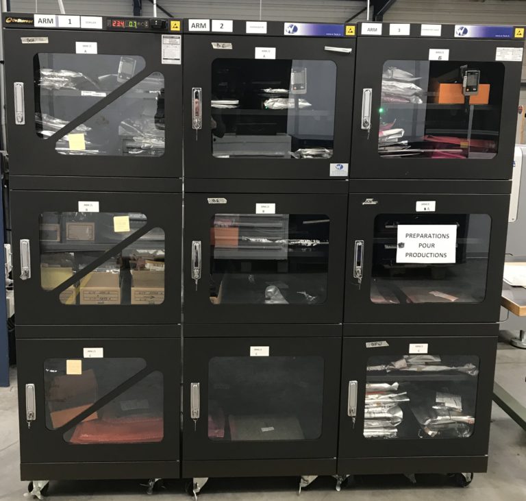 Armoire de stockage en atmosphère contrôlée