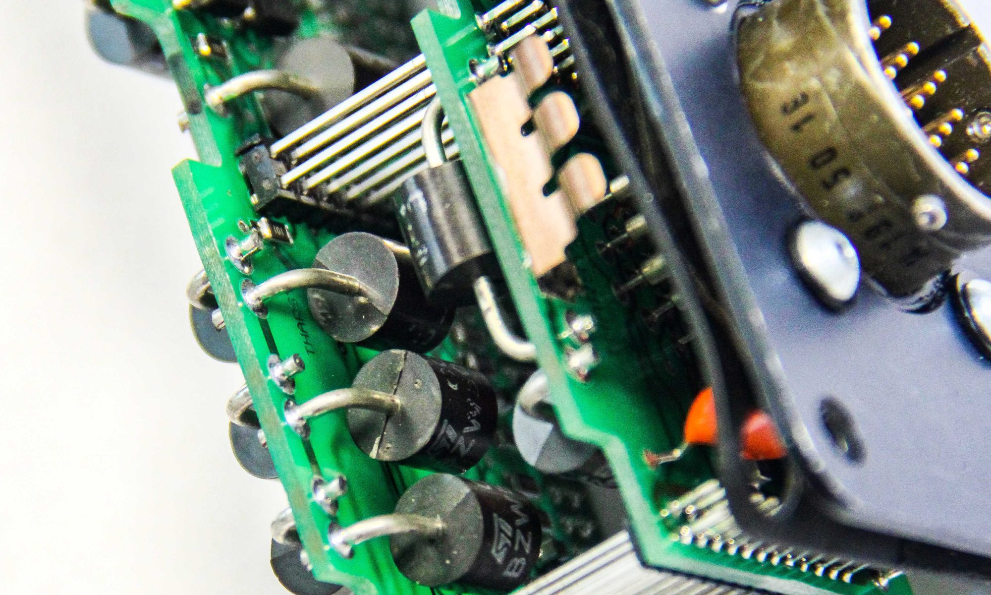 Carte double PCB avec connecteur